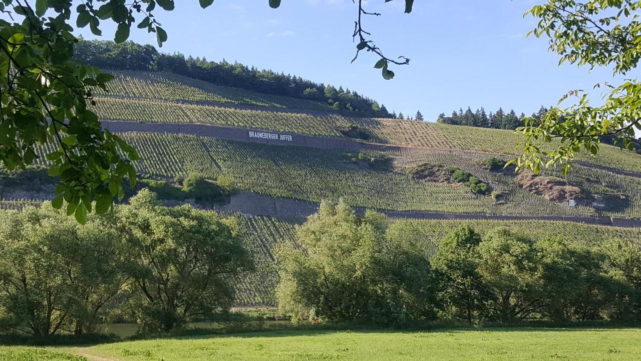 Ferienwohnung Altes Pfarrhaus Mit Flair Und Moselblick Brauneberg Bagian luar foto